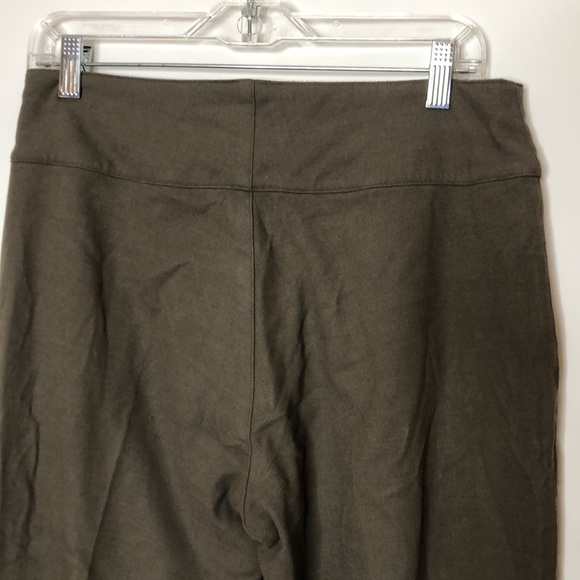 REI Women's Pants Green Button Fly Straight Cut Soft Warm Pants Size 10 - Picture 7 of 9